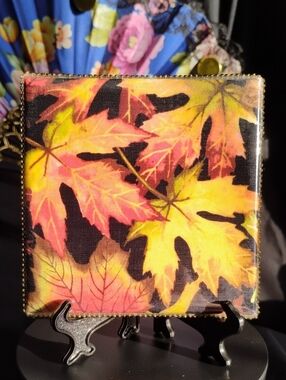 Hand Crafted Autumn Leaves Print